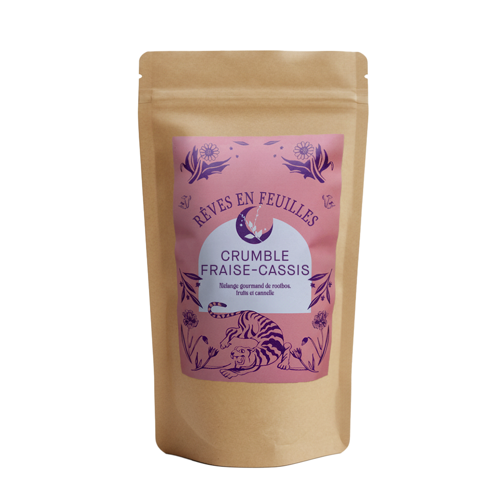 Crumble Fraise-Cassis – Rooibos Gourmand