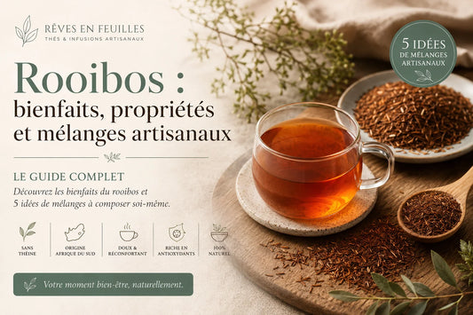 Rooibos : bienfaits, propriétés et idées de mélanges artisanaux
