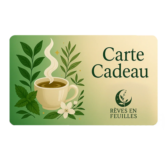 Carte-cadeau - Rêves en feuilles - Rêves en feuilles